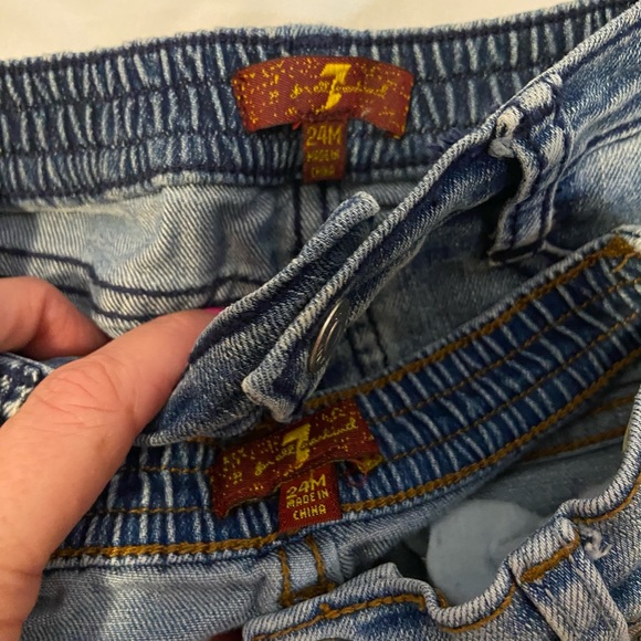 24months_Baby Jean Shorts_Sping_Summer_ 7 for all man kind shorts bundle - Picture 8 of 8